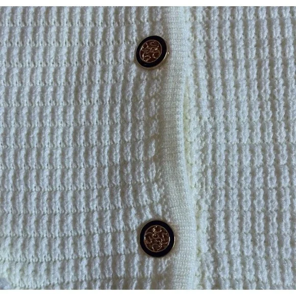 Pretty Garden Cream Button Up Cardigan US M - Picture 4 of 13